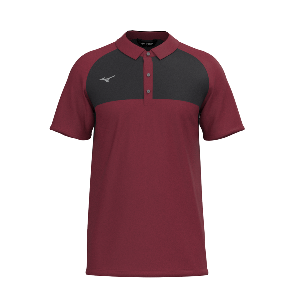 Mizuno Mizuno Contrast Polo Burgundy